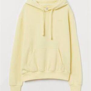 H&M Divided Light Yellow-Love Hoodie Sweater